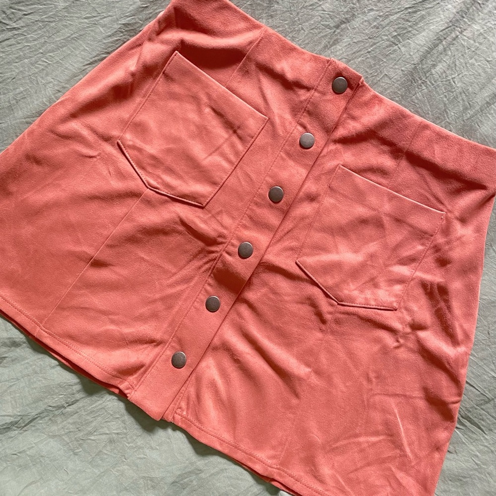 F21 Faux Suede Style Skirt